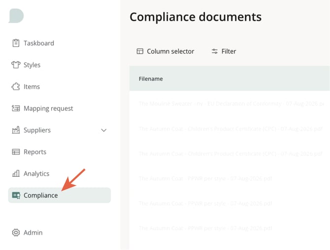 Compliance doc