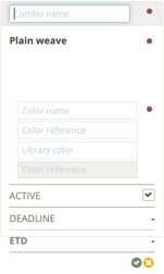 use color library and color names for items