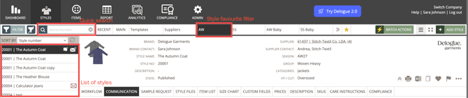search and filter_filtered list