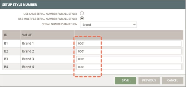 multiple numbers