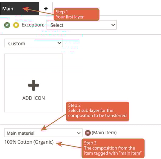 Care instruction comp