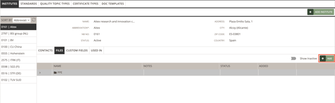 add institute files 